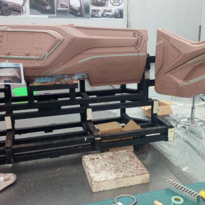 Design project showcase - automotive sketch